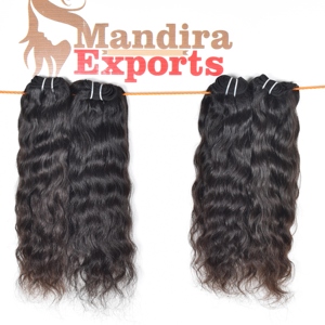 100% cheveux humains alignés avec des cuticules vierges brutes non transformées, tissage ondulé en lot, extensions de cheveux humains indiens bruts - Product Image 3