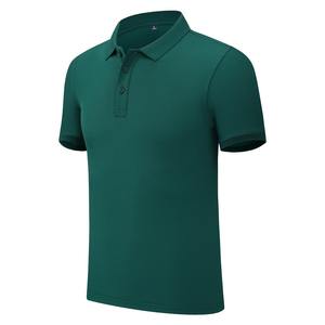 Polo personalizado de moda para hombre, camiseta de color sólido de manga corta de algodón 220gsm, Polo camisetas con cuello duro, Polo para hombre - Product Image 3