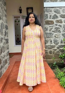 Vestido de algodón de verano para mujer con bordado floral, diseño de moda y decoración de botones, Top transpirable de manga larga para mujer - Product Image 5