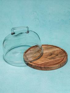 Support à gâteau de luxe en bois d'acacia, nouveau design - Product Image 3