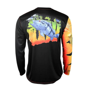 Camisa de Pesca con Logotipo Personalizado, Impermeable, Anti-UV 50+, Ligera, Transpirable, Absorbe la Humedad, para Exteriores, Fabricación OEM, Venta al por Mayor, Entrega Rápida - Product Image 2