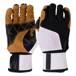 Latest Design Top Quality Custom Logo Batting Gloves Baseball Digital Leather Long Cuff Softball Batting Gloves Manufacturer - Product Image 4