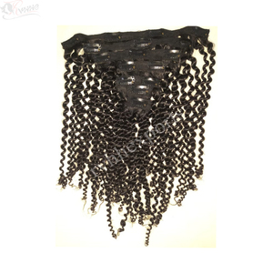 Extensions de cheveux à pince sans couture alignées sur les cuticules droites et osseuses - Product Image 2