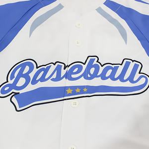 Camisetas de uniforme de malla para hombre, precio al por mayor, personalizado, duradero, conjunto de uniforme de Béisbol Juvenil con cuello, sublimación, ropa de softball - Product Image 2