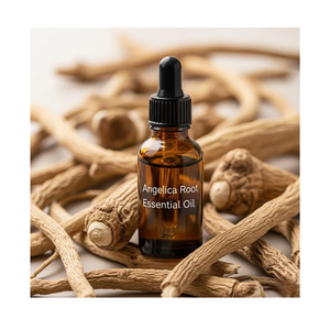 Extrait de fines herbes naturel distillé à la vapeur d'huile essentielle d'angélique pure pour le soulagement du stress Detox soutenir l'équilibre émotionnel - Product Image 1