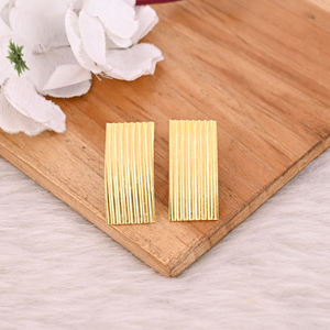 Pendientes de Botón de Latón de Primera Calidad, Elegantes, o Pendientes de Diseño, al por Mayor, Tamaño Personalizado, Gran Venta - Product Image 1