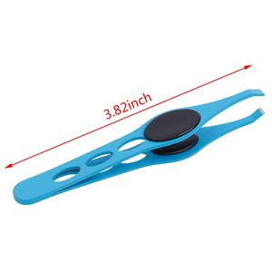 Pince à cils en acier inoxydable pour épilation du visage, outil de maquillage et de beauté, 1 pièce - Product Image 2