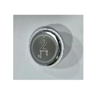 Bouton-poussoir d'ascenseur LED en acier inoxydable, numéro 12, avec support Braille, design traditionnel, direct usine, pour villa stable