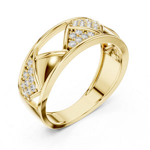 Anillo de Compromiso Clásico con Diamante Cultivado en Laboratorio, Oro Rosa de 14K, Corte Redondo, 0.32 Quilates, Certificado IGI, para Mujer |   Diamante Cultivado Nuevo - Product Image 4