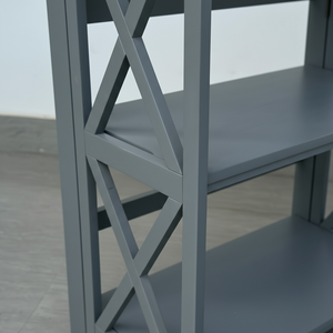 Librería de 3 Estantes, Color Gris Acero - Product Image 4