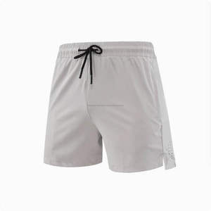 Pantalones cortos deportivos con logotipo personalizado algodón poliéster Joggers ligeros correr gimnasio ropa deportiva hombres Fitness gimnasio pantalones cortos - Product Image 6