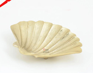 Nouveau plateau de service en aluminium au design feuille pour la décoration de fête d'hôtel à la maison - Product Image 5