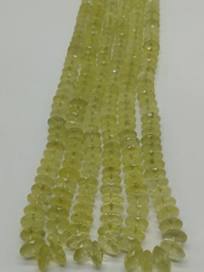 Perles de quartz citron allemandes, facettées, forme ronde, 8-11 mm, perles de quartz citron jaune naturel pour la fabrication de bijoux d'été, artisanat - Product Image 2