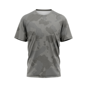 Camiseta de media manga de peso pesado cuadrado de gran tamaño con estampado completo personalizado Real Tree Palm Tree Camo Hunting Jungle Print Men's Ringer - Product Image 6