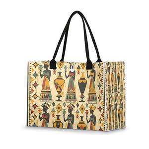 Sac fourre-tout écologique en toile 100% naturelle avec bande de sangle poignée rembourrée impression personnalisée à prix abordable - Product Image 2