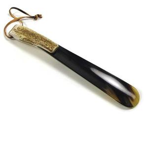 หรูหราวัวฮอร์นทำ Shoehorn ธรรมชาติหัตถกรรมที่มีคุณภาพที่ดีที่สุดง่ายต่อการสวมใส่รองเท้าวัวรองเท้าฮอร์นยาวขนาดทำด้วยมือที่มีคุณภาพที่ดีที่สุดโลโก้ - Product Image 6
