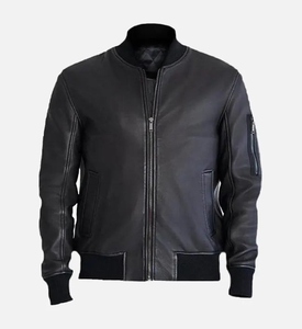 Veste en cuir décontractée pour hommes en gros pakistanais avec toile nouvelle veste de ceinture latérale de conception OEM de moto - Product Image 1