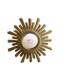 Miroir mural rond minimaliste doré pour la maison, la chambre à coucher et les cadeaux d'affaires pour les hôtels et les décorations de bureau - Product Image 6