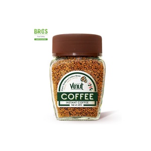 กาแฟอาราบิก้าแท้แบบฟรีซดราย รสขม บรรจุขวดโหล 60 กรัม VINUT รับผลิตแบบ OEM ODM แบรนด์ส่วนตัว ได้รับการรับรองฮาลาล กาแฟเวียดนาม - Product Image 1