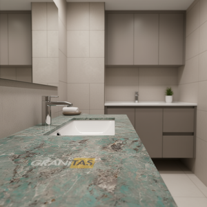 Encimeras de Piedra Natural para Cocina y Baño, Granito Carrara Calacata, Cortes Prefabricados para Proyectos Hoteleros - Product Image 3