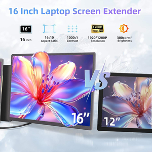 Extension de moniteur pour ordinateur portable S7 16 "Triple FHD 1920*1200 écran IPS, compatible avec les ordinateurs portables <span class=keywords><strong>Mac</strong></span> et Windows <span class=keywords><strong>13</strong></span>"-17" - Product Image 6