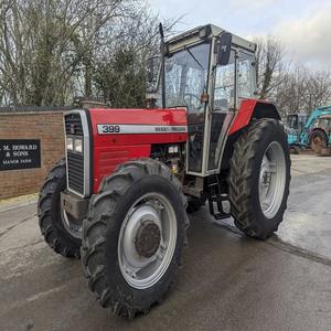 รถแทรกเตอร์มือสอง Massey Ferguson 399-4WD ขับเคลื่อน 4 ล้อ 140 แรงม้า เครื่องยนต์ ปั๊ม เกียร์ สำหรับการเกษตร - Product Image 1