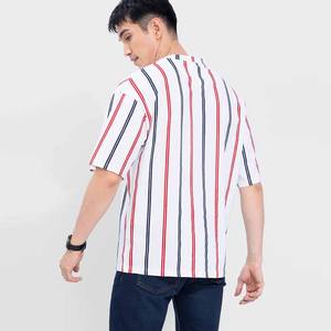 Camiseta personalizada de manga corta con cuello redondo para hombre, camiseta de secado rápido con estampado de etiquetas de tu propio cuello para hombre - Product Image 3