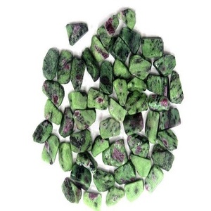 เซ็ตเครื่องประดับชาติพันธุ์10ชิ้นสีเขียวสวยพลอยหยาบอัญมณีหลวมอัญมณีควอตซ์ทับทิม zoisite ธรรมชาติขนาด16-20มม. - Product Image 1