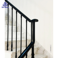 Rampe d'escalier intérieure en fer forgé en forme de U, de conception récente, de haute qualité, pour villas et maisons, style rétro, garde-corps de sécurité