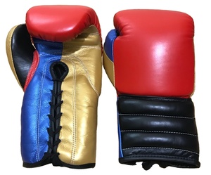 Gants de boxe en cuir GAF antidérapants pour l'entraînement au combat, confortables, tailles et logo personnalisés professionnels - Product Image 1