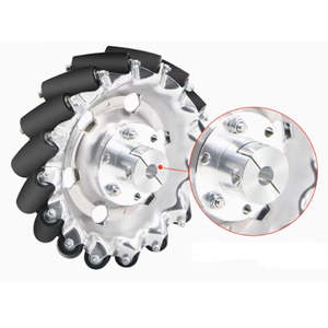ล้อเมคานัม 75 มม. ยางทนทาน สำหรับงานหนัก อุปกรณ์อุตสาหกรรม 12V 12A - Product Image 6