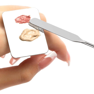 Espátula de Belleza Manual de Acero Inoxidable de Alta Calidad con Certificación CE, Acabado Pulido de un Solo Extremo para Aplicaciones de Mezcla de Cemento para Artistas - Product Image 3