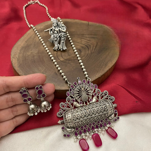 Elegantly Handcrafted Oxidised <b>Jewelry</b> <b>Sets</b> with Traditional & Contemporary Designs Oxidised Jewellery <b>For</b> <b>Women</b> Unoque Designs - Product Image 5