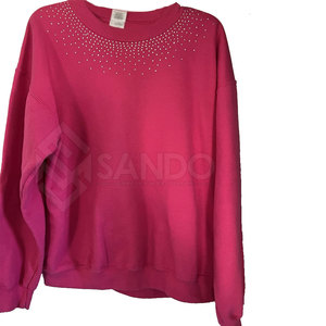 Nuevo diseño, las mejores sudaderas con diamantes de imitación para mujer, sudaderas transpirables con diamantes de imitación para mujer a precio mayorista, fabricadas en Pakistán - Product Image 1
