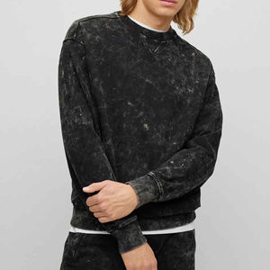 2025 nouveau Design personnalisé automne hommes sweats de haute qualité col rond coupe régulière couleur personnalisée Polyester/coton séchage rapide - Product Image 2