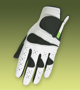 Guantes de golf para adultos Unisex de calidad superior superventas 2025 logotipo personalizado mano izquierda piel de oveja empuñaduras de cuero genuino para deportes - Product Image 2