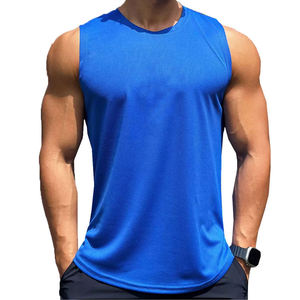 Débardeurs de sport avec logo personnalisé pour hommes, vêtements de sport, débardeur de gymnastique à la mode pour hommes, stringer, fitness - Product Image 4