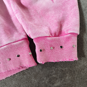 เสื้อมีฮู้ดชุดวิ่งสำหรับผู้ชายชุดวิ่งชุดวิ่งชุดวอร์มผ้าคอตตอนสีพื้นออกแบบโลโก้ได้ตามต้องการ - Product Image 4