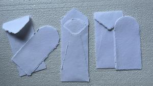 Papel y sobre hechos a mano DL Arch Deckle - Product Image 5