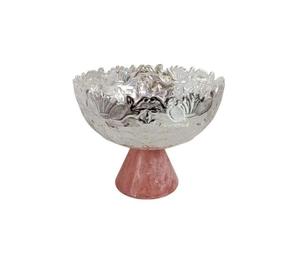 Luxury bowl for <b>Chocolate</b> Serving Metal Bowl With Wooden Stand For Sweets Dates / <b>Chocolate</b> <b>hampers</b> Available in wholesale price - Product Image 5