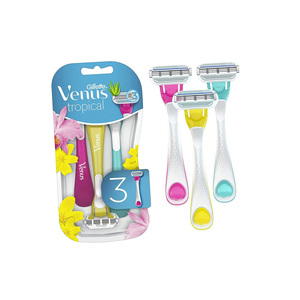 Gillette-Maquinilla de afeitar Venus desechable para mujer, 3 unidades en rosa con material de acero inoxidable - Product Image 5