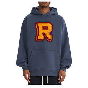 Parche completo y trabajo bordado Parches de lana y Jersey Sudadera con capucha de hockey para hombre Vintage Lacer Pullover - Product Image 4