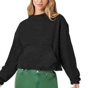 เสื้อสเวตเตอร์แบบสวมศีรษะสำหรับฤดูหนาวผ้าคอตตอนออร์แกนิกแบบมีซิปครึ่ง100% ออกแบบโลโก้ได้ตามต้องการ - Product Image 5