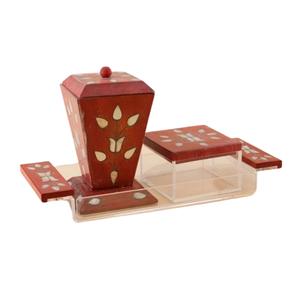 Attractive Design Shape Incense Burner Premium Quality Metal Marble <b>Oud</b> <b>Bakhoor</b> Coriander Indian Sandalwood Customizable Table - Product Image 3