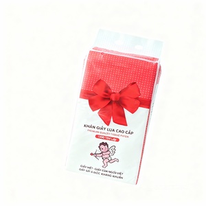 Boîte de mouchoirs faciaux durables en papier recyclé ultra doux et absorbant pour la maison, le bureau, l'hôtel et les marchés écologiques - Product Image 3