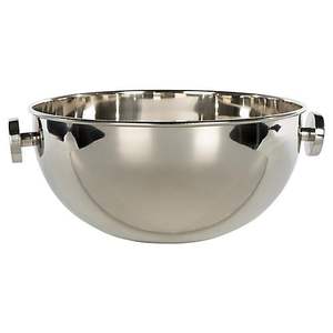 Bols à glace en acier inoxydable finition argentée Royal Look pour la maison, les événements, les fêtes, les bars, les tables, refroidisseur à vin, bols à glace pour champagne - Product Image 1
