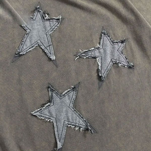 เสื้อยืดผู้ชายซักกรดสีทึบ - Product Image 4