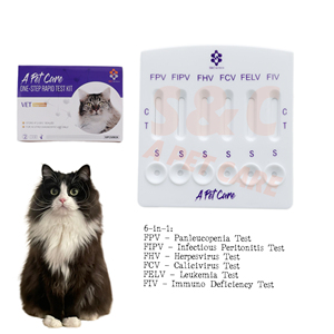Proteja Seu Gato: Kit de Teste Rápido Fácil de Usar para 6 Principais Doenças Infecciosas Felinas Equipamento de Diagnóstico Veterinário - Product Image 1