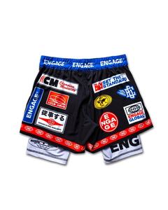 Pantalones Cortos de Boxeo Personalizados con Estampado de Leopardo, Unisex, Ligeros, Transpirables, de Secado Rápido, Duraderos, 100% Poliéster - Product Image 3