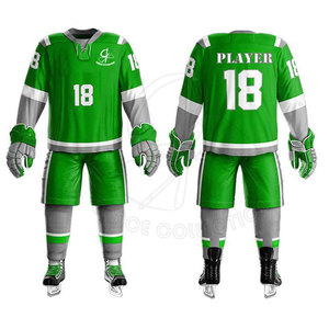 Uniforme de hockey sur glace d'impression de nom d'équipe pour les uniformes légers de hockey sur glace de couleur faite sur commande fabriqués au Pakistan - Product Image 1